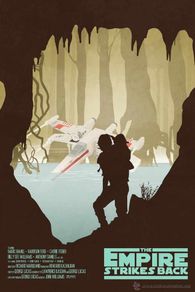 Poster collecting : star wars - the empire strikes back !! cartel classic cine 30x40 !!